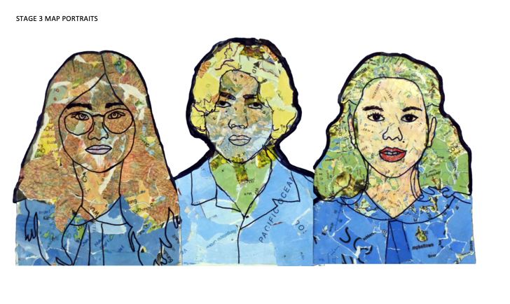 Example of artworks created and displayed at the MBPS Art show 2024